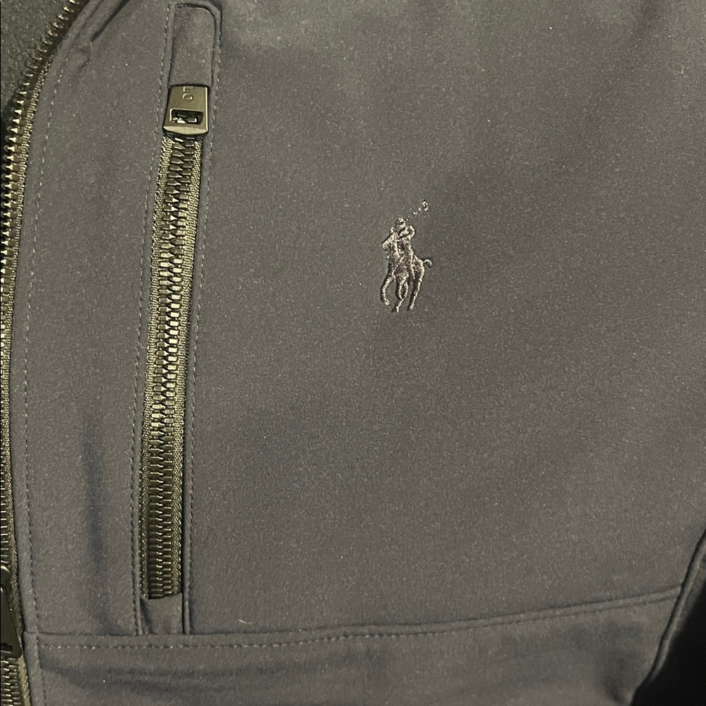 Polo by Ralph Lauren Men's Dark Navy Weatherproof Performance Full Zip Jacket - Picture 4 of 10